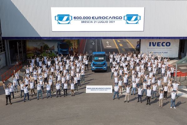 IVECO celebrates the 600,000th Eurocargo built at its iconic Brescia plant